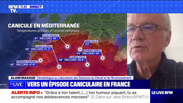 Alain Mazaud, climatologue: Avec le réchauffement climatique, ces vagues de chaleur seront plus nombreuses et plus fortes
