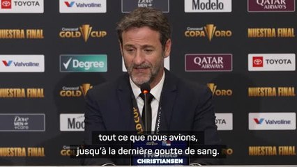 Finale - Christiansen déçu après la défaite : "Nous avons tout donné"