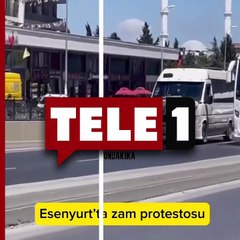 Servis emekçilerinden mazot zammına protesto sürüşü!