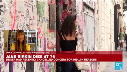 Legendary actor, artist & activist Jane Birkin was 'an icon like Marilyn, like Audrey Hepburn'