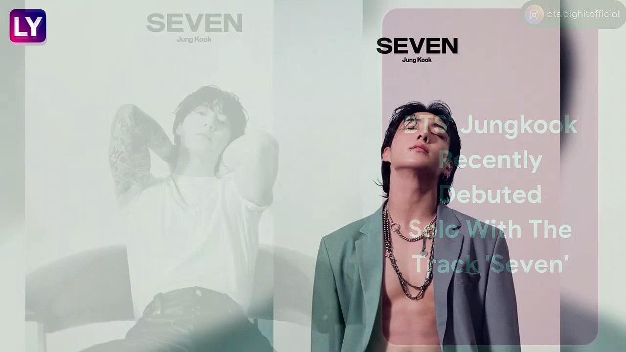 Jungkook Of BTS Tops Music Charts With Solo Debut Track 'Seven'