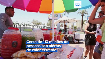 Calor extremo nos EUA: temperaturas podem chegar aos 48° C