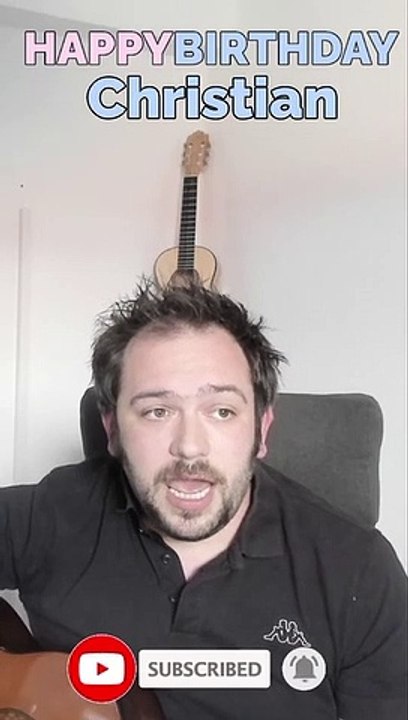 Happy Birthday, Christian! Geburtstagsgrüße an Christian