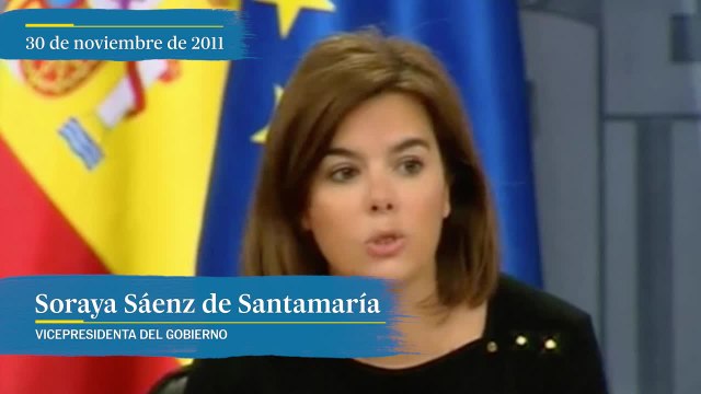 Soraya Sáenz de Santamaría anuncia la actualización de las pensiones