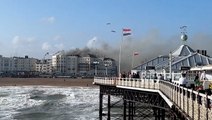 Fire rips through 200-year-old Brighton hotel on seafront