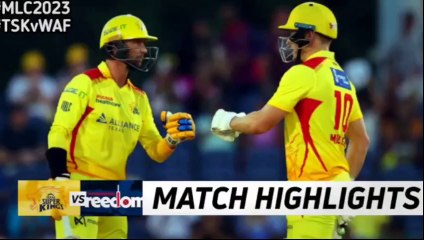 Match 5 Highlights - Texas Super Kings vs Washington Freedom Match Highlights #TSKvWAF #MLC2023 #WAFvTSK MLC 2023 TSK vs WAF Match 5 Highlights | 17th July 2023 | MLC today Match Highlights  #TSKvWAF #MLC2023 #WAFvTSK  tsk vs waf waf vs tsk tsk vs waf 202