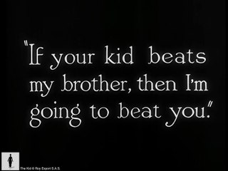 Charlie Chaplin - The Kid - Fight Scene