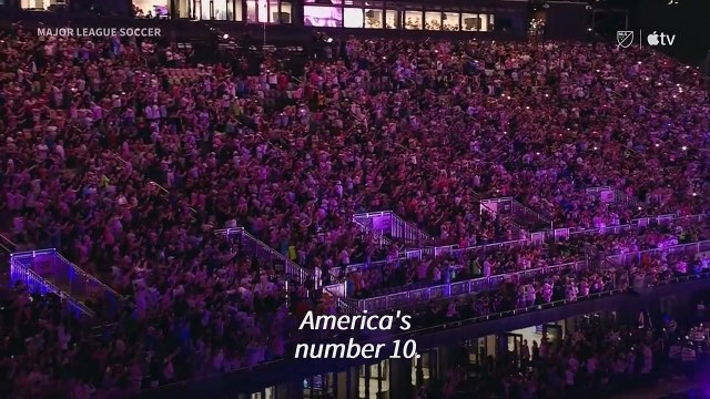 Argentine star Lionel Messi unveiled to Inter Miami fans at club stadium