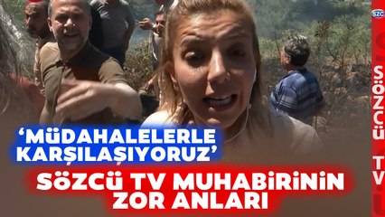 Muhabirimize Yangın Bölgesinde Müdahale! Hatay'da Yangın Büyüyor