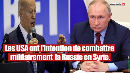 Les États-Unis décalent la guerre à la Russie en Syrie.