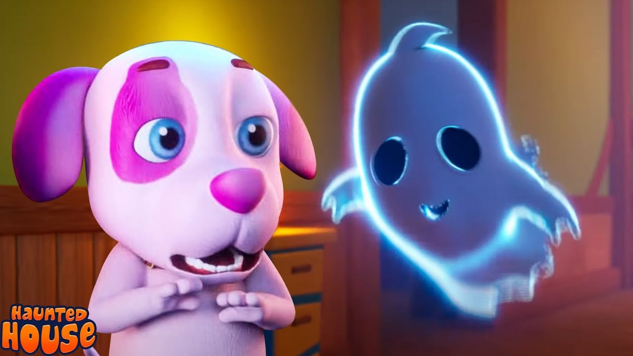 There Is The Ghost In The House - Halloween Rhyme And Spooky Cartoon Video