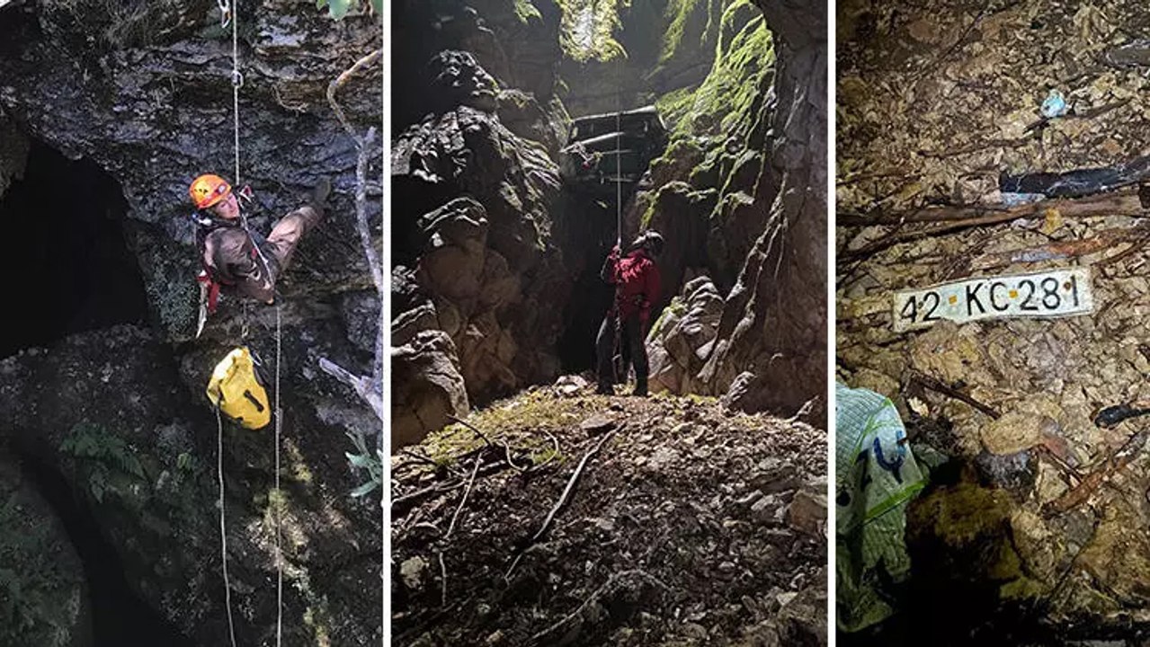 Antalya’da 50 metrelik mağarada Murat 124 bulundu