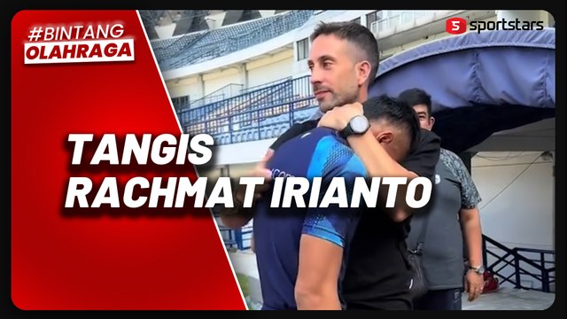 Berpisah dengan 2 Asisten Pelatih Persib, Rachmat Irianto Tak Kuasa Menahan Tangis