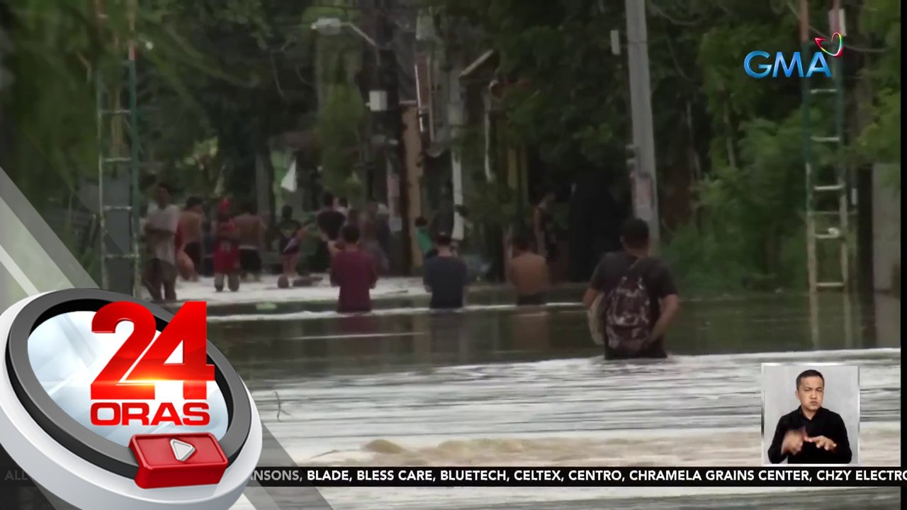 10 barangay sa Bataan, nalubog sa tubig dahil sa malakas na ulan at high tide | 24 Oras