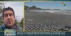 Uruguay reporta leve mejoría en calidad del agua potable