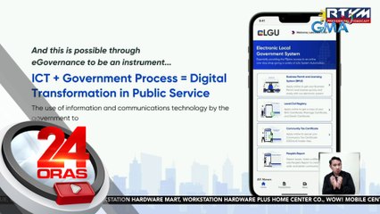 One-stop shop ng mga transaksyon sa LGU at pagre-report ng krimen, nasa "E-Gov PH" na | 24 Oras