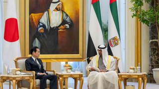 UAE President meets Japanese PM, UK economic growth to fall further behind euro area in 2024, and other top stories from July 17, 2023.