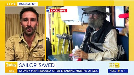 Australian sailor and dog rescued after months lost at sea