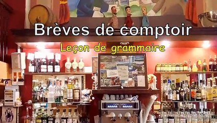 AU BISTRO - Allez hop on fait un peu de grammaire !