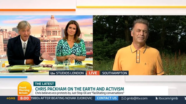 Richard Madeley challenges Chris Packham over Just Stop Oil protests