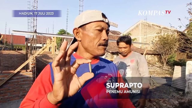 Pekerja Bangunan di Madiun Temukan Mortir dan Peluru saat Gali Septic Tank
