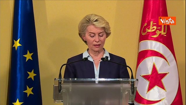Migranti, von der Leyen: Da Ue 100 mln a Tunisia, partneship anti-trafficanti
