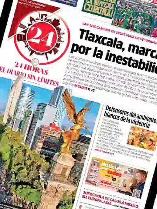 24 Horas Tlaxcala, marcada por la inestabilidad en Seguridad