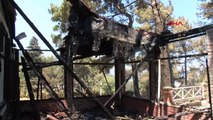Hatay'ın Belen ilçesinde çıkan yangında 7 ev ve 4 araç yanarak hasar gördü