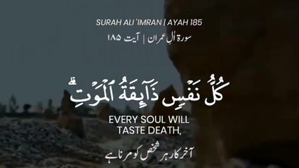 Surah al imran ayah 185_ Quran Urdu Translation Whatsapp status Quran pak with u