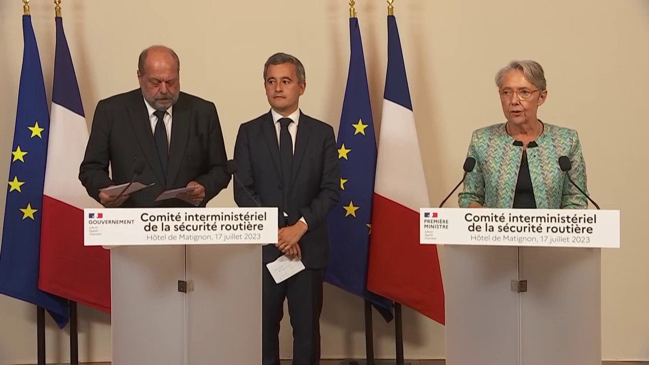 Élisabeth Borne annonce "la suspension du permi...