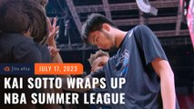 Injured Kai Sotto wraps up NBA Summer League with block, assist