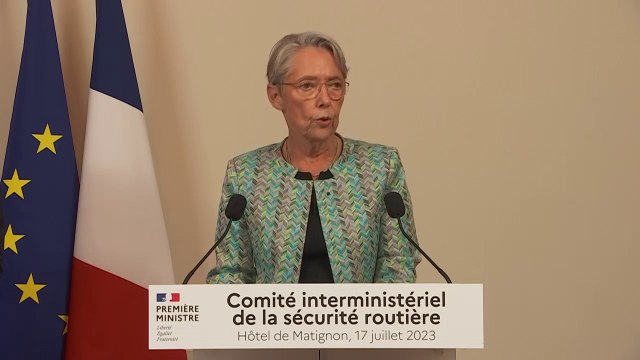 Sécurité routière: Il n'y aura plus de retrait de points pour les excès de vitesse de moins de 5km/h, affirme Élisabeth Borne