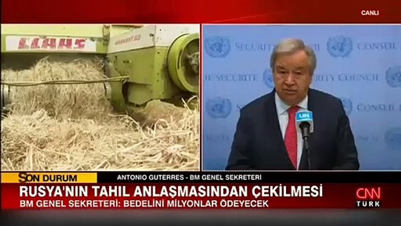 Birleşmiş Milletler Genel Sekreteri Guterres: Bedelini milyonlarca kişi ödeyecek