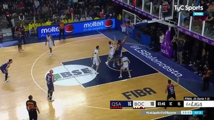 LNB 2022/23 - Quimsa (SdE) 77 (4) vs. Boca Juniors 51 (1) - Primer Tiempo - 16/06/2023