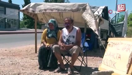 Antalya'da kiracısını çıkaramayan ev sahibi, kamyonet kasasında yaşıyor