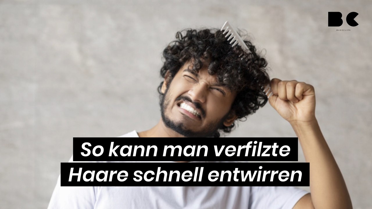 So kann man verfilzte Haare schnell entwirren