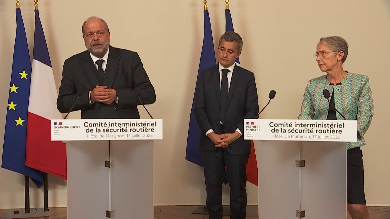 L'infraction de grande vitesse actuellement sanctionnée par une contravention deviendra un délit, annonce Éric Dupond-Moretti