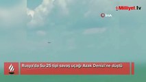 Rusya'da savaş uçağı denize düştü