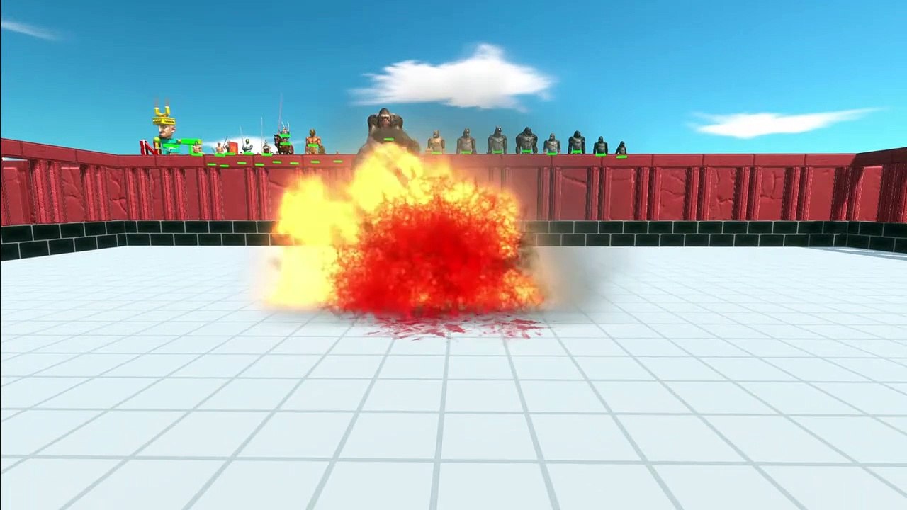 Human VS Mutant Primates With HP Bar - ARBS TV   Animal Revolt Battle Simulator