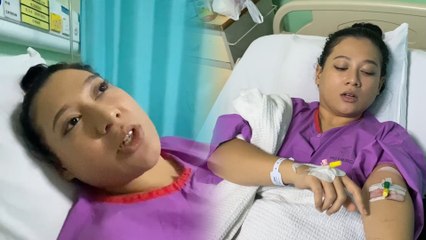 Kasihan tengok Melia Aimelia, alami pendarahan teruk  tapi tetap risau keluarga
