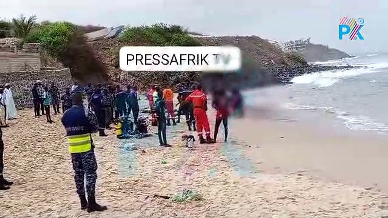 Sénégal une pirogue de migrants échoue à Ouakam, 15 morts décomptés