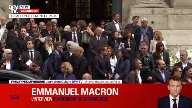 Obsèques de Jane Birkin: Étienne Daho, Matthieu Chedid, Sandrine Kiberlain ou encore Benjamin Biolay ont rendu un dernier hommage à la chanteuse