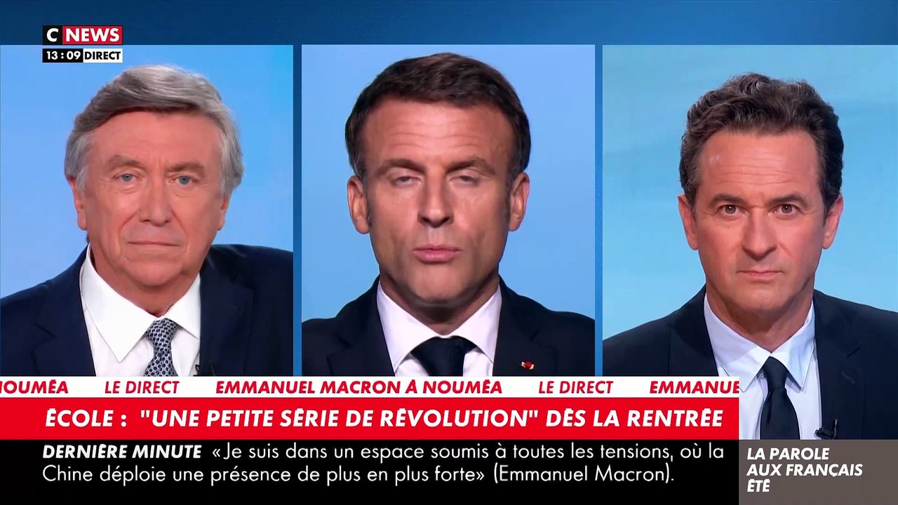 Regardez l'intégralité de l'interview d'Emmanue...