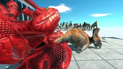 SNAKE PUNCH Who Can Survive - ARBS TV   Animal Revolt Battle Simulator