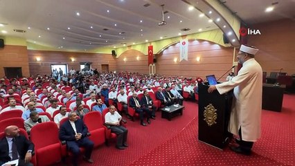 Diyanet İşleri Başkanı Erbaş 'Okuyucular Semineri' kapanış programına katıldı