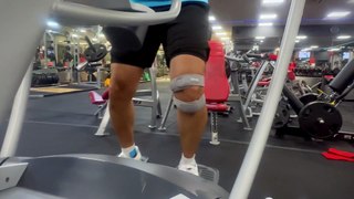 Double Knee Straps Braces to Support Knees During Sports and Reduce the Symptoms of Knee Injuries