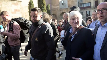 Clara Ponsatí es trasladada a la Ciutat de la Justícia de Barcelona tras ser detenida