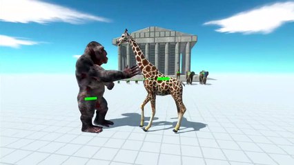 Goro The Giant vs Animal Every Units - Animal Revolt Battle Simulator