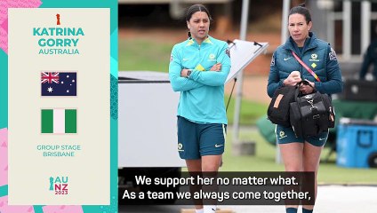 Matildas play down panic over Sam Kerr's calf injury scare