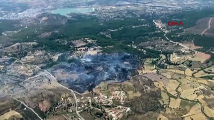 Milas'ta çıkan yangın kontrol altına alındı